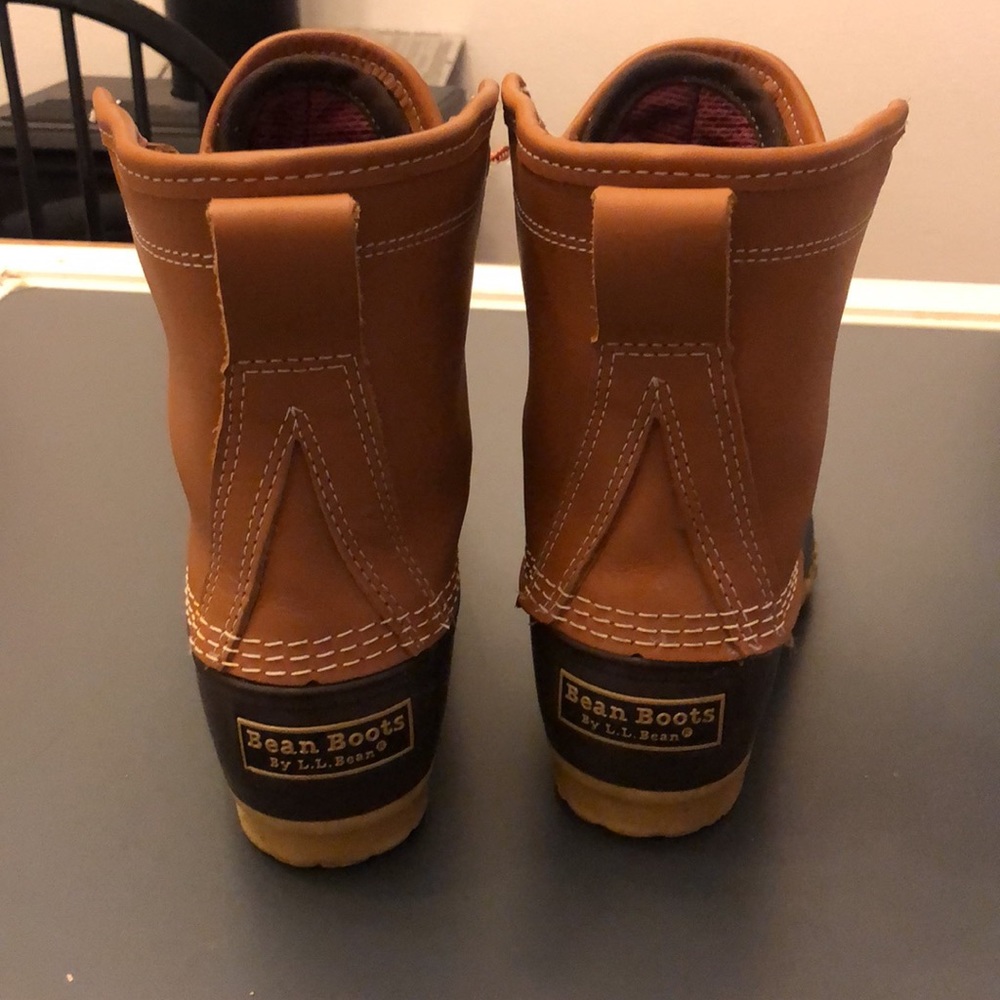 LL Bean Waterproof Leather Duck Boots - Picture 3 of 10